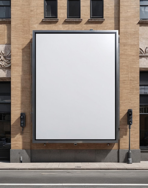 建物の空白の広告板