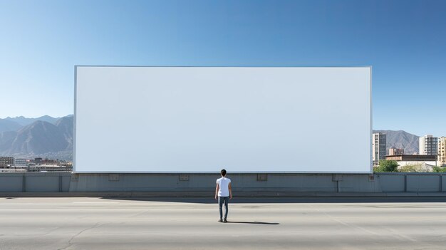 Blank Billboard A Canvas for Your Message