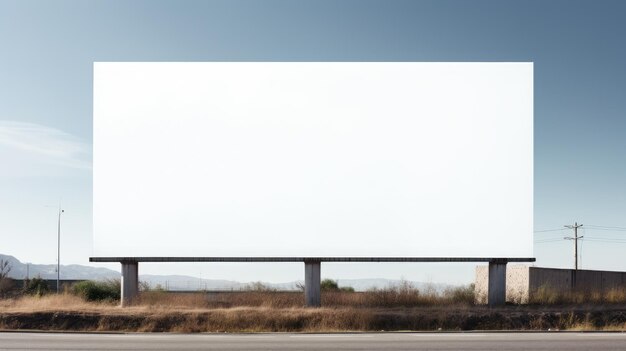 Blank Billboard A Canvas for Your Message