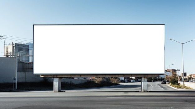 Blank billboard a canvas for your message