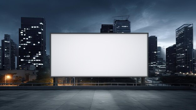 Blank Billboard A Canvas for Your Message