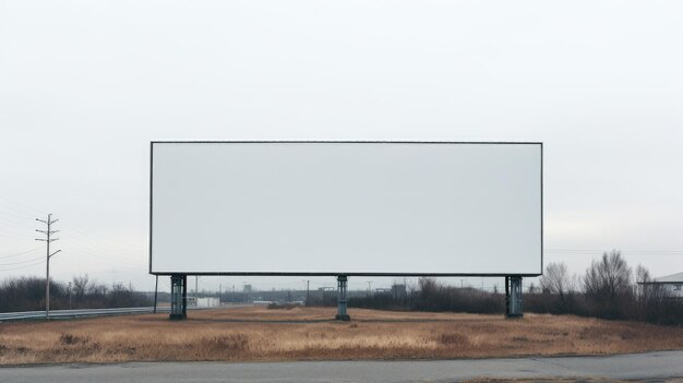 Blank billboard a canvas for your message