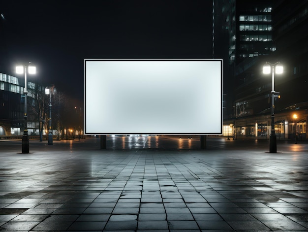 Blank Billboard In The Out Door