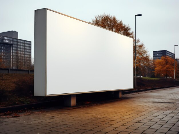 Blank Billboard In The Out Door