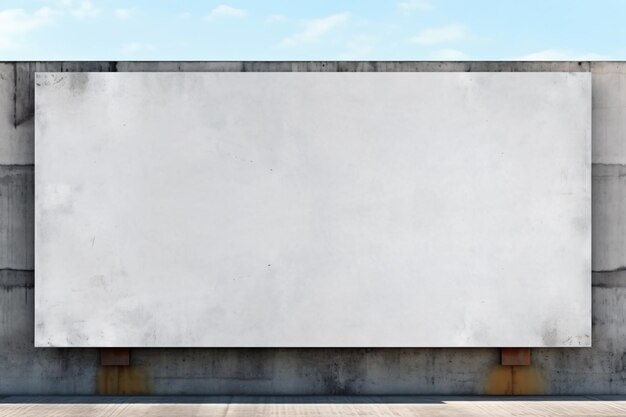 blank billboard on the wall blank billboard on the street