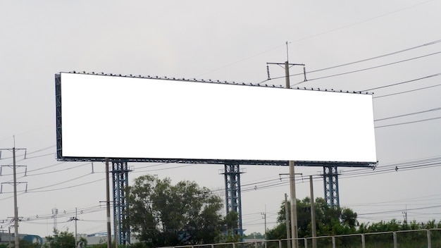 Photo blank billboard