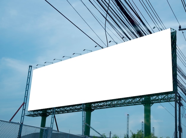 Blank billboard