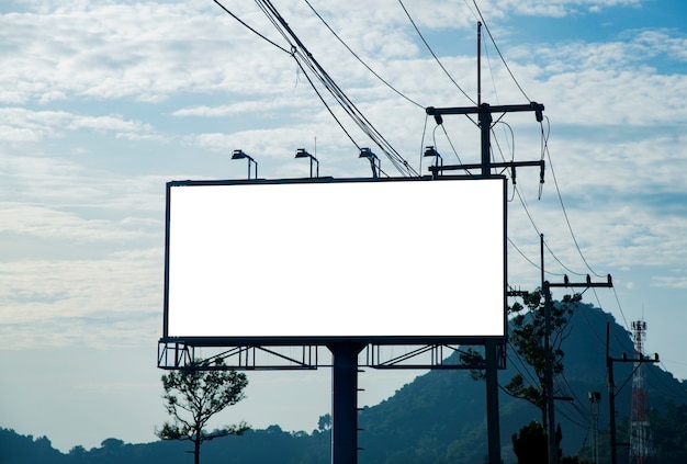 Blank billboard.