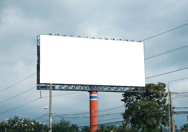 Blank billboard.