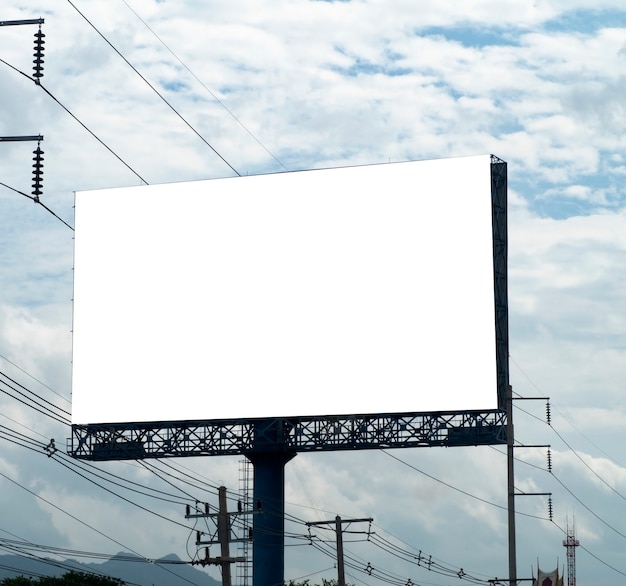 Blank billboard.