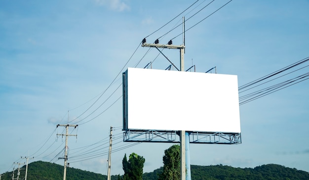 Blank billboard.