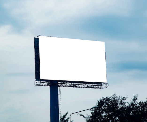 Blank billboard.