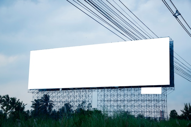 Photo blank billboard