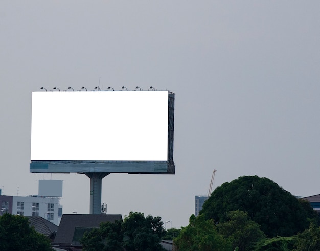 Blank billboard.