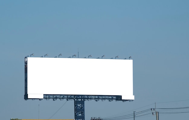 Blank billboard.