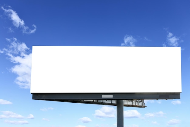 Blank billboard