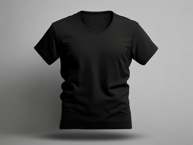 blank black shirt mockup