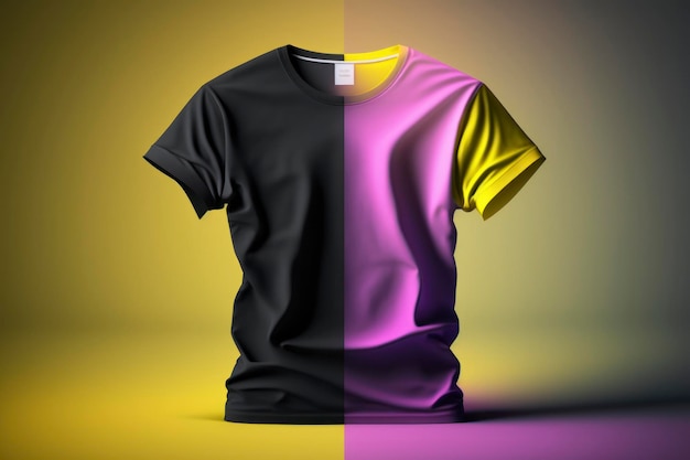 Photo blank black a t shirt design mockup wallpapers hd wallpapers in the style of post processing ligh