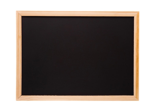 Blank blackboard isolated on white background