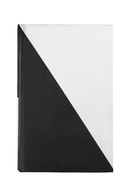 Blank book cover isolated