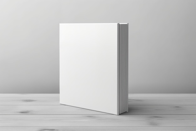 Blank book cover mock up style AI Generated