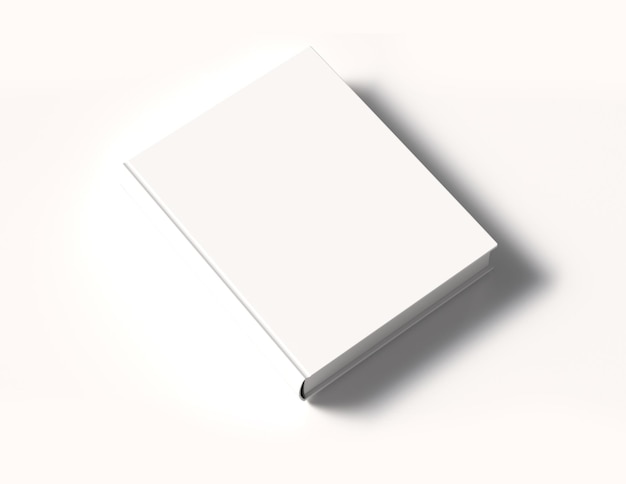 blank book cover mock up