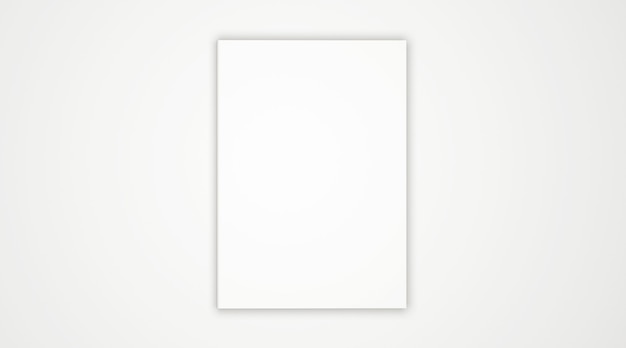 Photo blank book cover on white