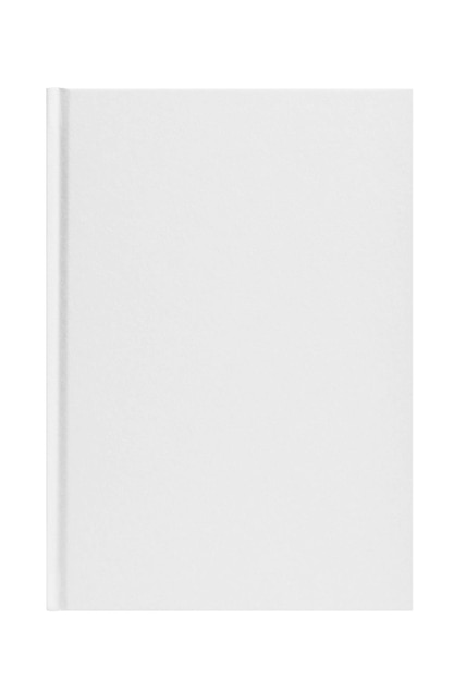 Blank Book on white background