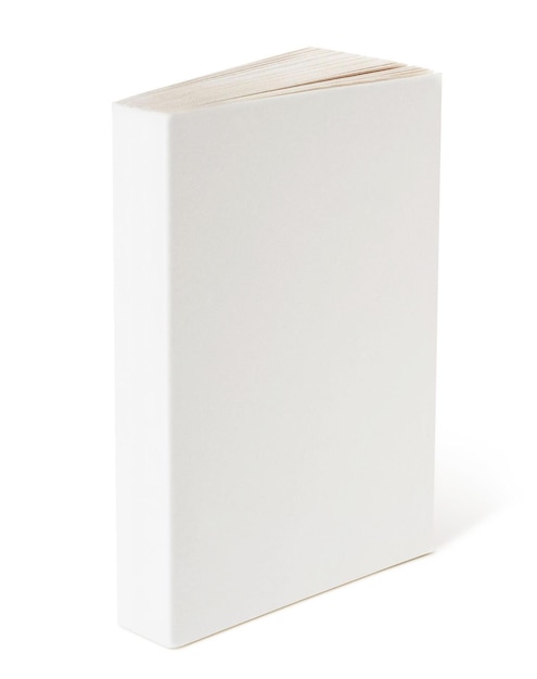 Blank Book on white