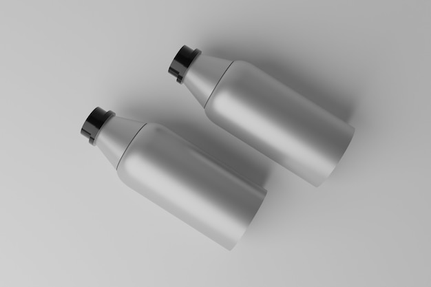 Blank Bottles Mockup