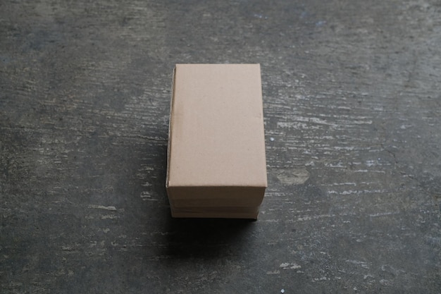 Blank brown cardboard photo