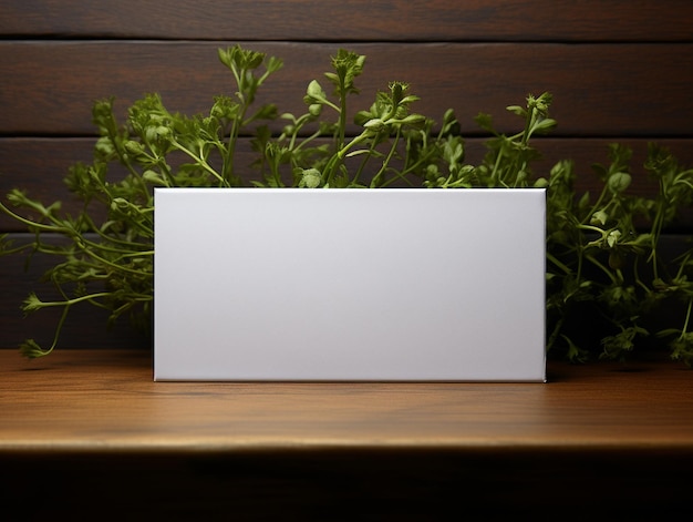 A blank business card photo