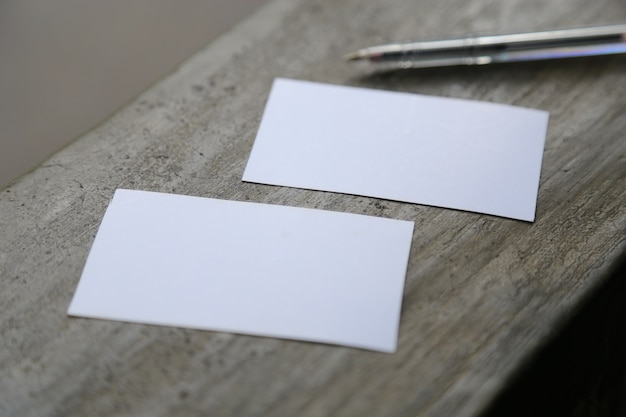 blank business card template