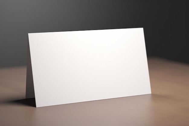 Photo blank business card