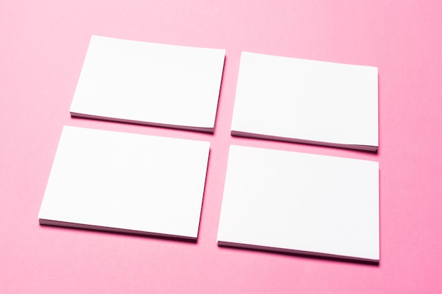 Blank business cards