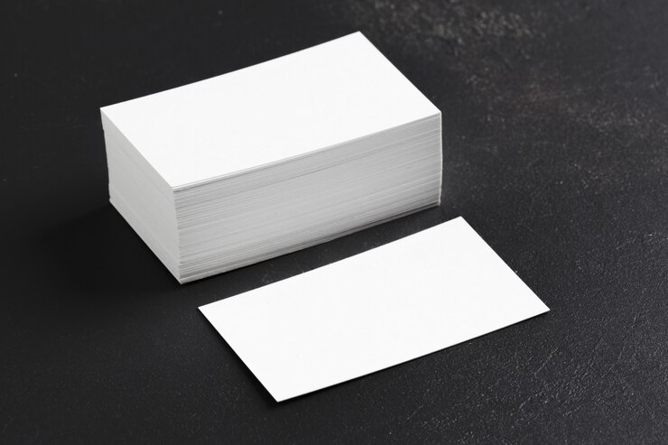 Photo blank business cards