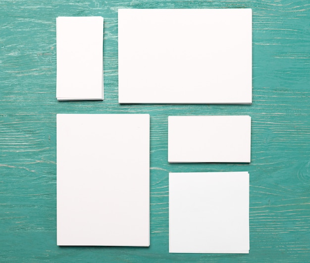 Photo blank business cards