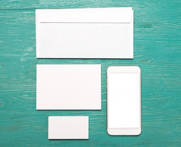 Blank business cards