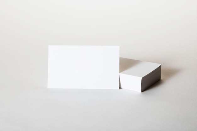 Blank business cards