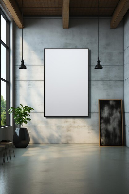 Blank Canvas A Journey Through Empty Poster Mockups