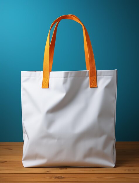 Blank canvas white tote bag