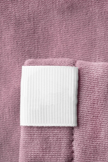 Blank clothing label