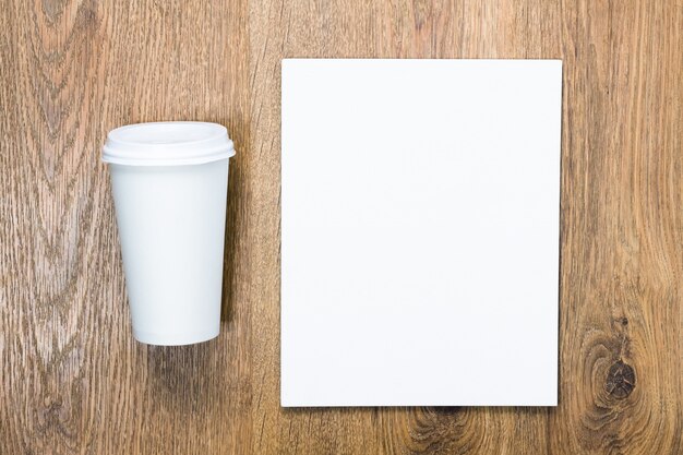 Blank coffee cup