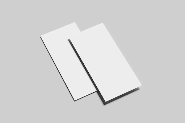 blank dl flyer mockup