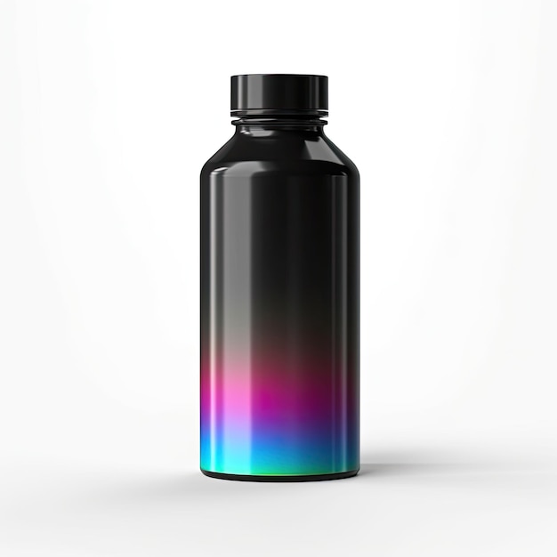 A blank empty bottle for mockup