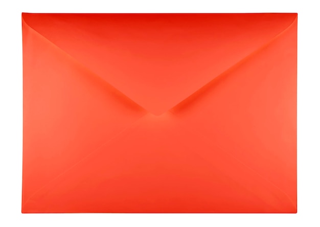 Blank envelope red