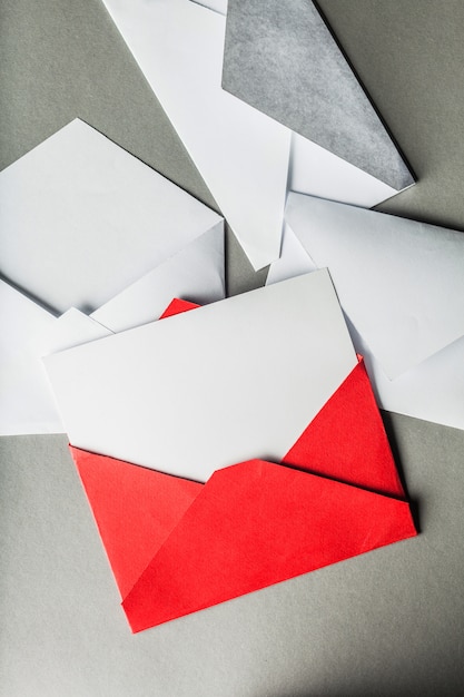 Blank envelopes 