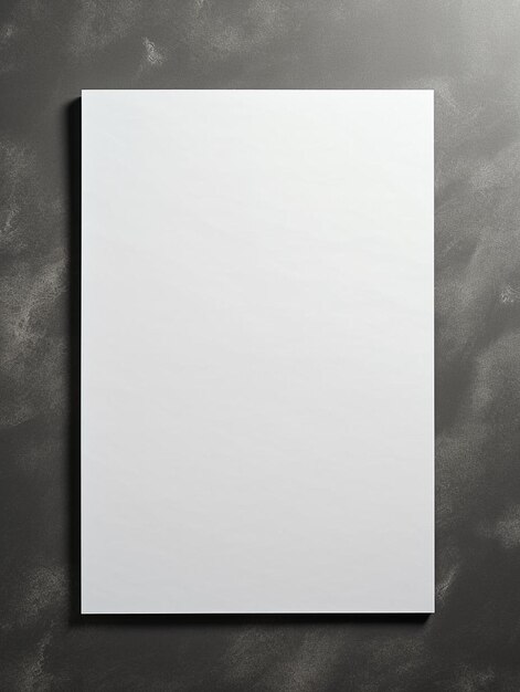Фото Пустой плакат бумаги изолированный на темно-сером, чтобы заменить ваш дизайн высокого качества очень подробный