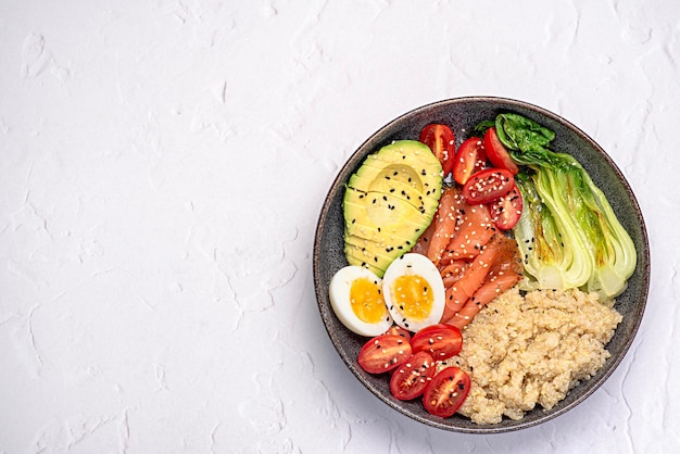 Blank food fotografie van een gezond ontbijt