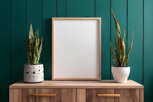 Blank frame mockup ready for your content or message